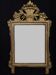 Miroir d'époque Louis XVI en bois sculpté doré - 101x62cm