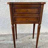 Pair of Louis XVI style bedside tables