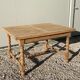 Farmhouse table with extensions up to 223 cm