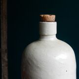 Enamelled grey sandstone bottle