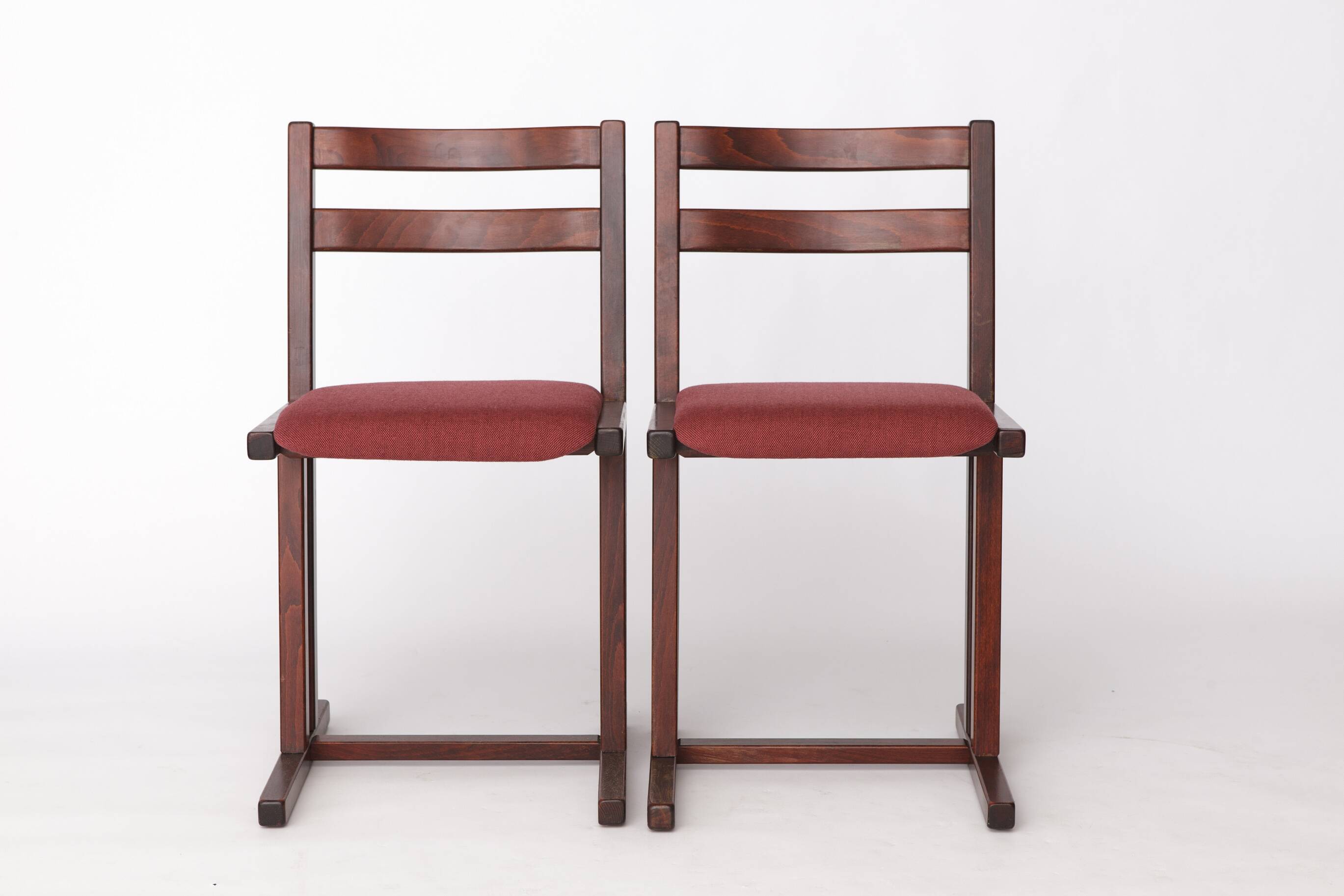 Pair of Vintage Casala Dining Chairs – Mid-Century German Design, Beechwood