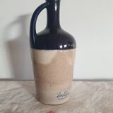 Pichet français en céramique/indigo par Dolphi