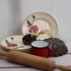 Set of 6 ceramic dessert plates