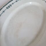 Plat Ovale en Faïence de Gien Terre de Fer Modèle Russia