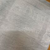 Set of 4 old gray monogram towels