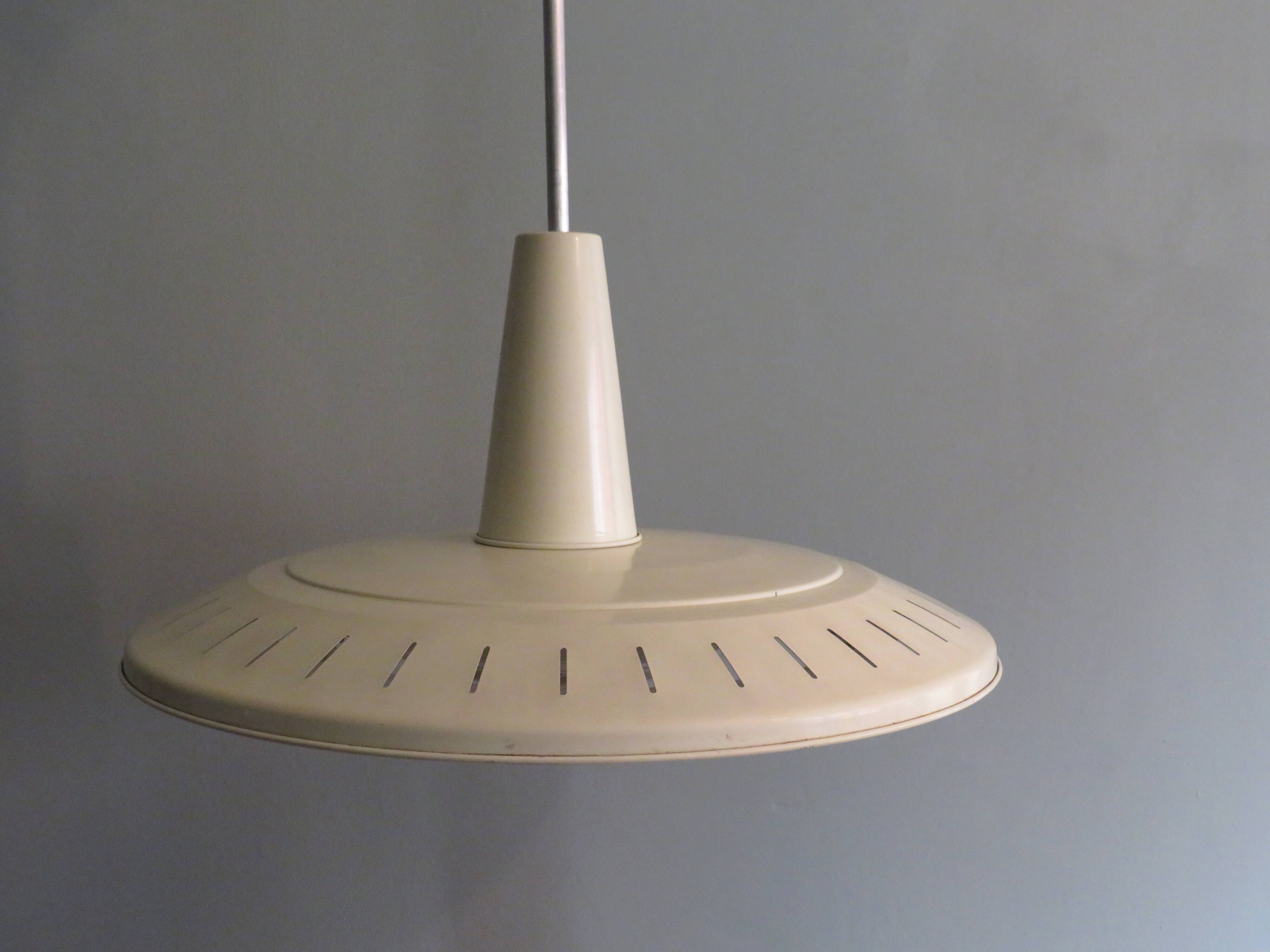 Vintage suspension lamp, Van Haute Belgium 1960