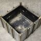 Romeo Rega for Zevi, attributed to – Chrome and brass planter, It