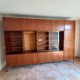 Living Teak solid vintage design Luigi Bartolini