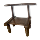 Chaise basse baoulé