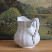 Ironstone pitcher, "China" pattern, Sarreguemines, 19th century