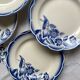 6 dessert plates Sarreguemines Digoin Model André