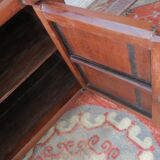 Antique Boho hand-made painted 2-door cabinet, 1910