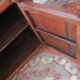 Antique Boho hand-made painted 2-door cabinet, 1910