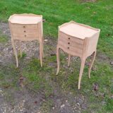 Pair of antique Louis XV style bedside tables