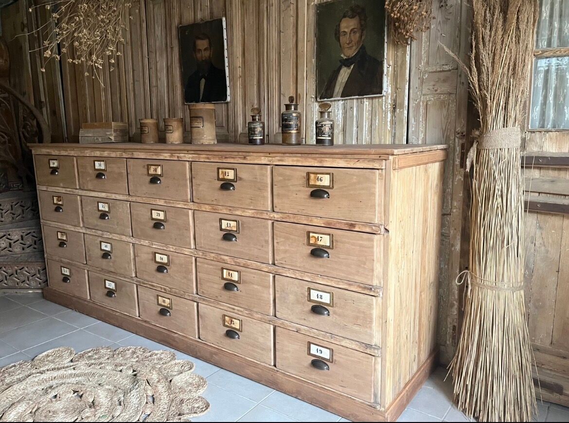 Exceptional antique workshop furniture