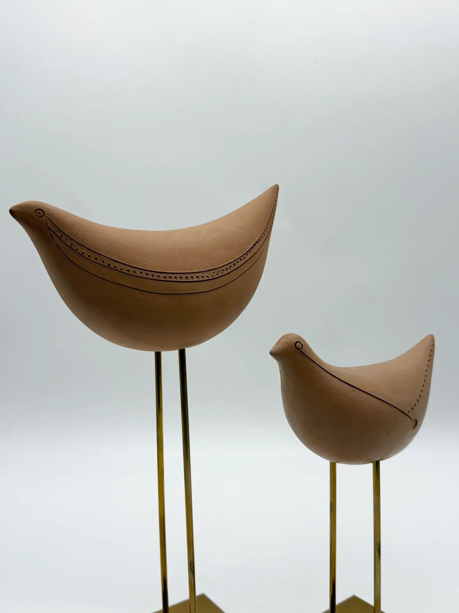 Pair of birds "Birds" — Aldo Londi for Bitossi Ceramiche, Italy 1960s