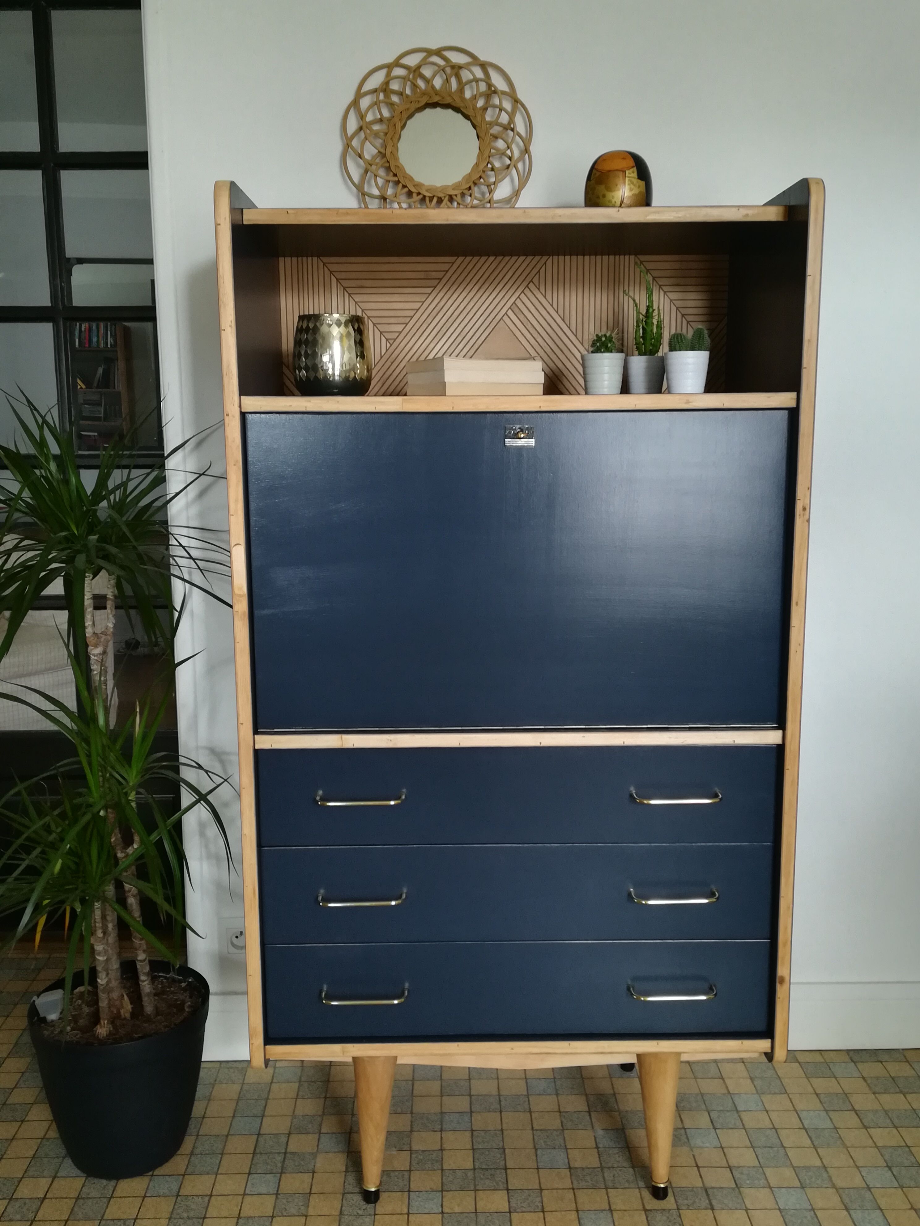 Vintage writing desk 50/60