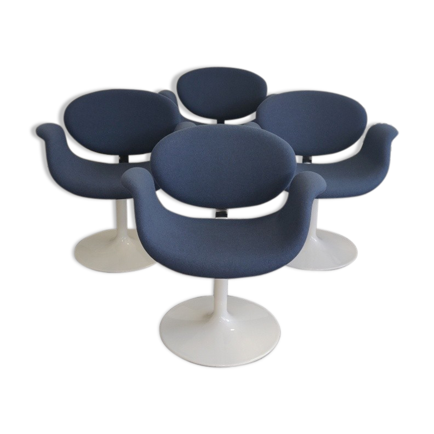 Set of 4 Pierre Paulin Little Tulip chairs by Artifort