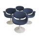 Set of 4 Pierre Paulin Little Tulip chairs by Artifort