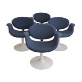 Set of 4 Pierre Paulin Little Tulip chairs by Artifort