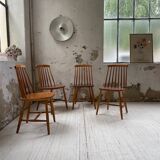 4 Scandinavian chairs Sweden Stolfabrik