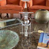 Sandro Petti, sculptural lucite table lamp, Maison Jansen France 1970s