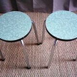 Pair of kitchen stools "vintage"
