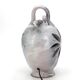 Lampe en céramique de Vallauris avec fleur ajourée, années 60
