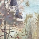 Painting on canvas Sologne