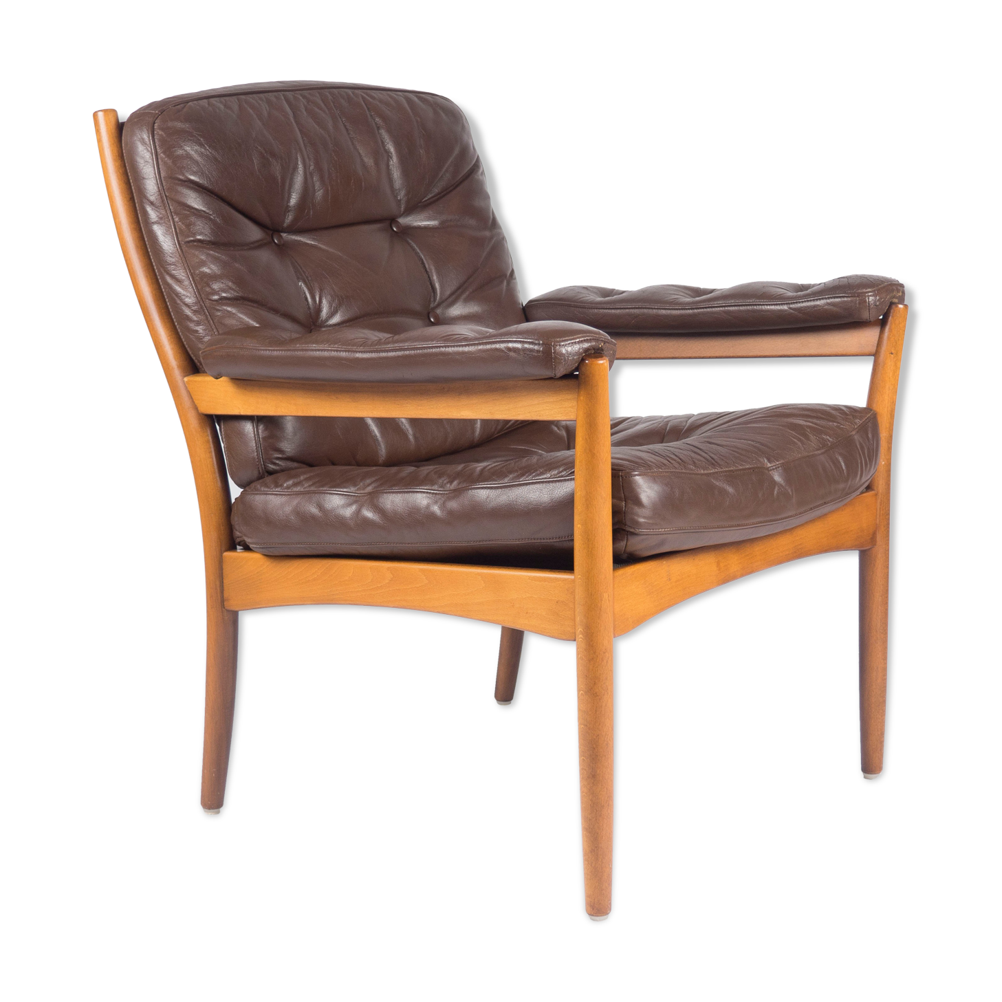 Midcentury armchair, Gote Mobel, Sweden, 1970s