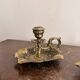 Paire Bougeoir Table Main Rat de cave Rococo Louis XV