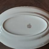 Plat ovale Faïencerie D Orchies