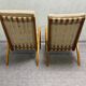 Paire de fauteuils par Jan Vaněk, années 1940, entièrement restaurés, Tchécoslovaquie