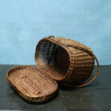 19th century wicker basket