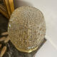 Vintage glass globe wall light