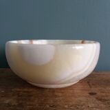 Empty bowl onyx alabaster pocket