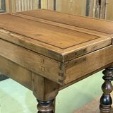 1950s walnut chess table