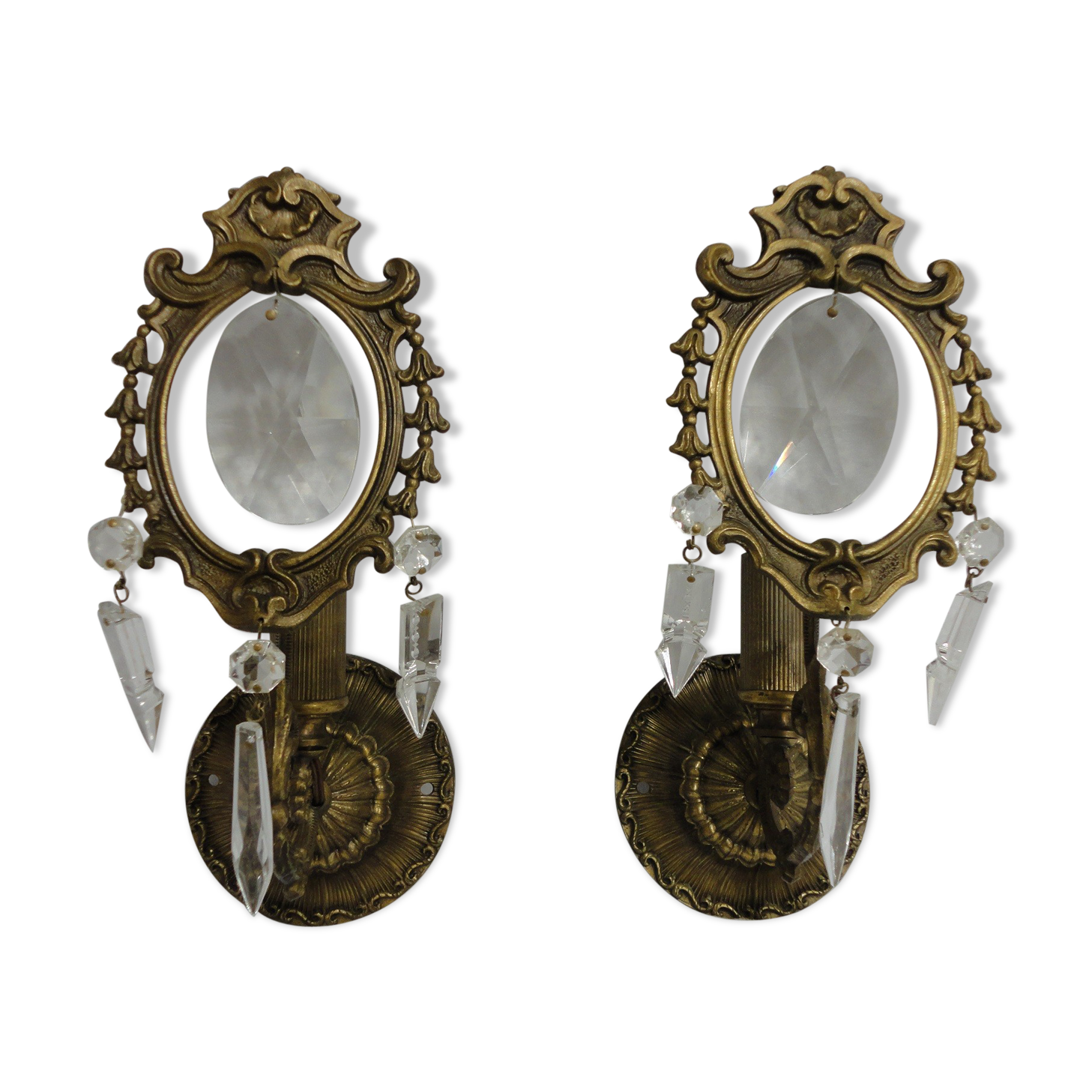 Paire d'appliques style baroque