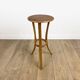 Mini rattan plant holder pedestal from the 60s