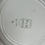 Set of 4 old Limoges flat plates