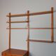 Rival Scandinavian shelves & wall secretary by Kjell Riise, 1960s