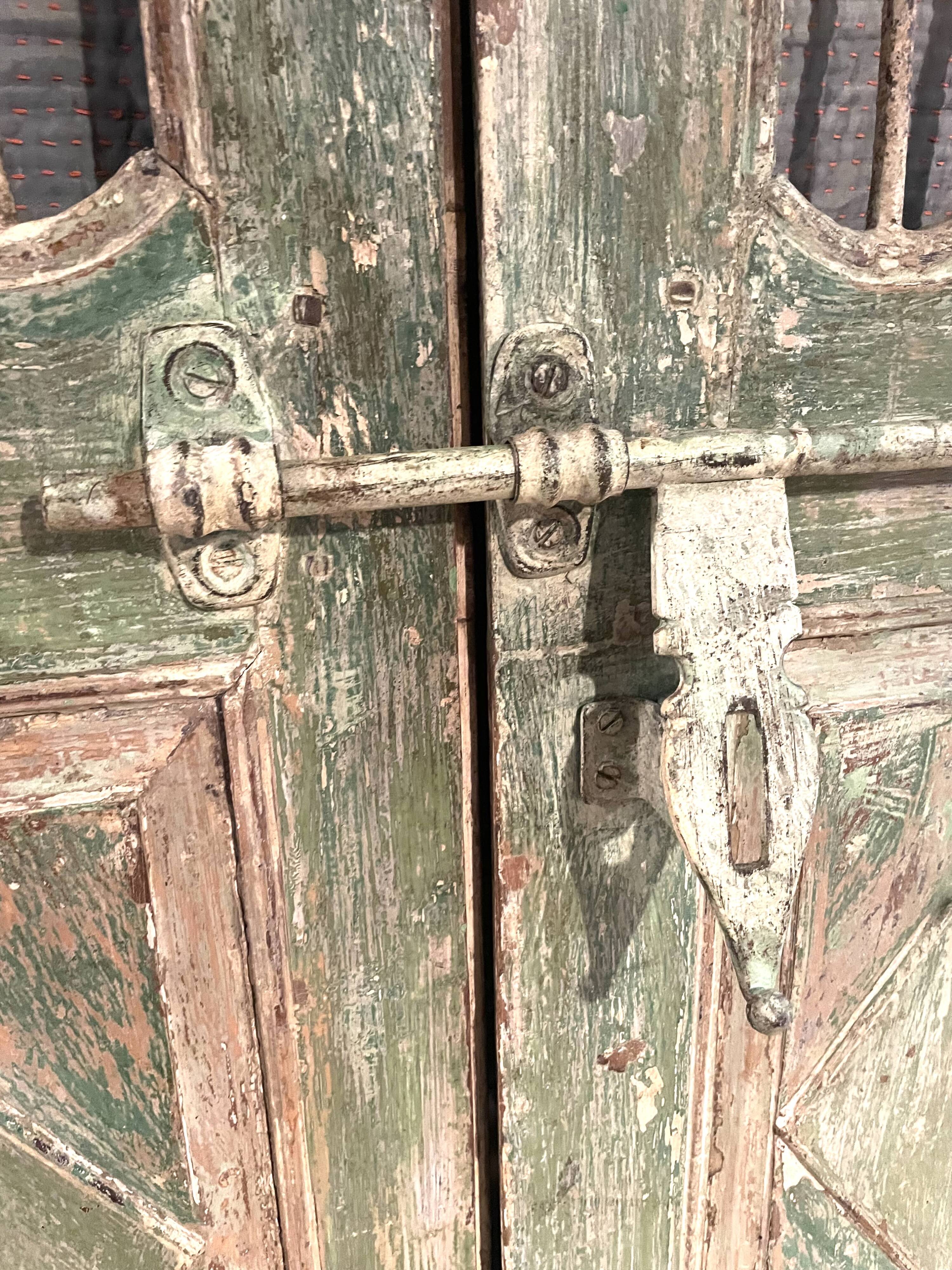Old wooden door
