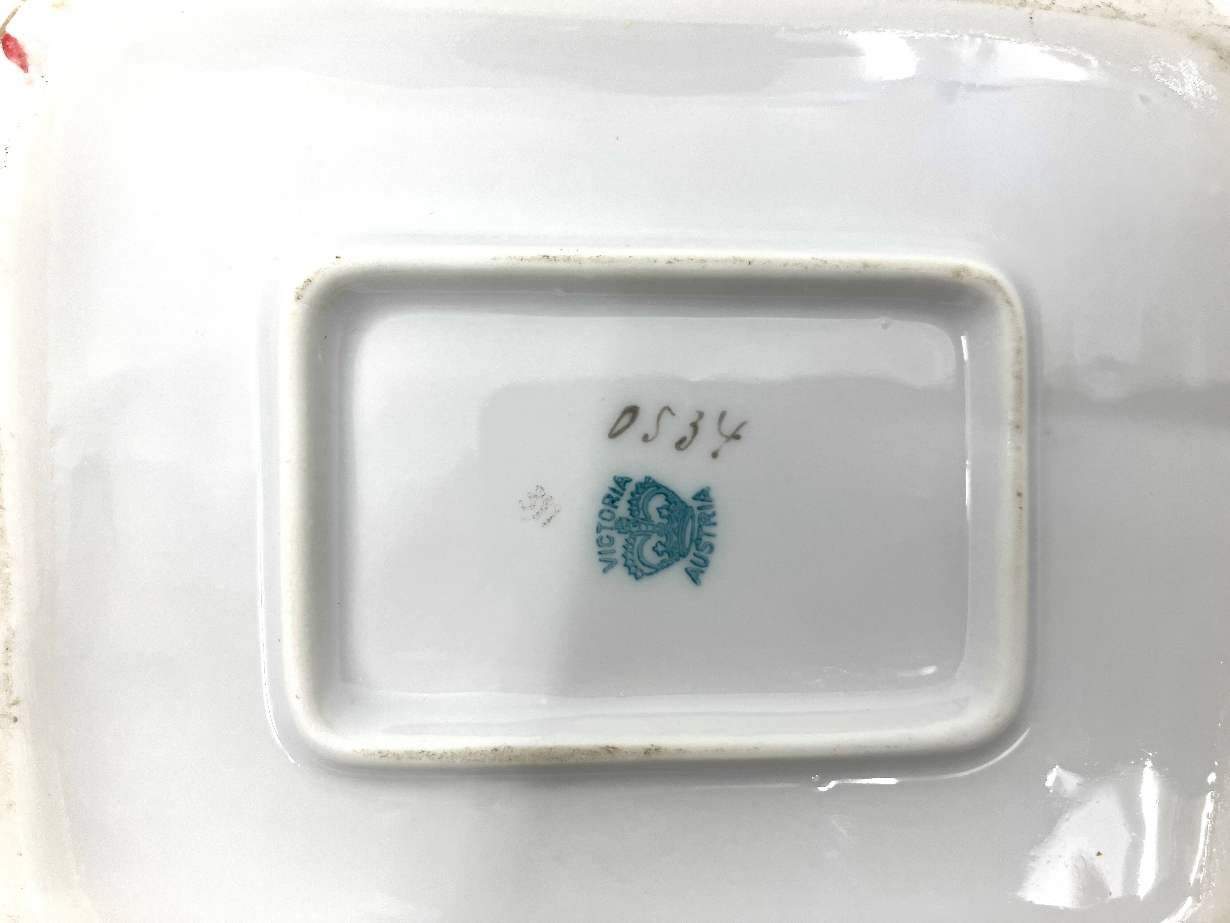 Boîte à sardines Art Déco en porcelaine • Circa 1904-1918