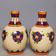 Desvres by Henri Delcourt: pair of signed Art Deco vases.