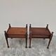Pair of vintage 1970s Scandinavian style bedside tables