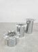 Vintage chrome and glass flower wall sconces