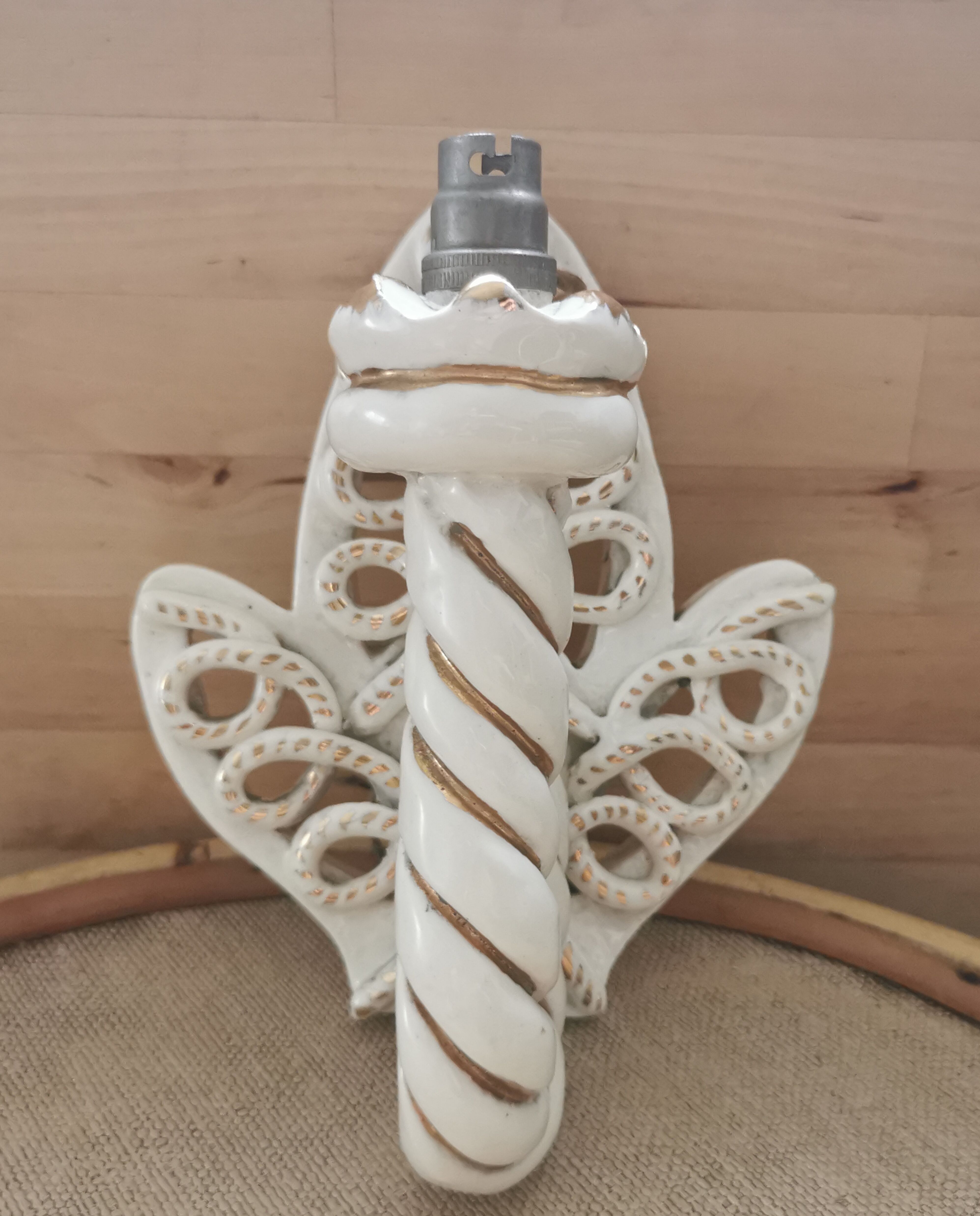 Twisted Vallauris wall sconce