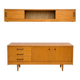 Vintage low sideboard set with matching wall unit.