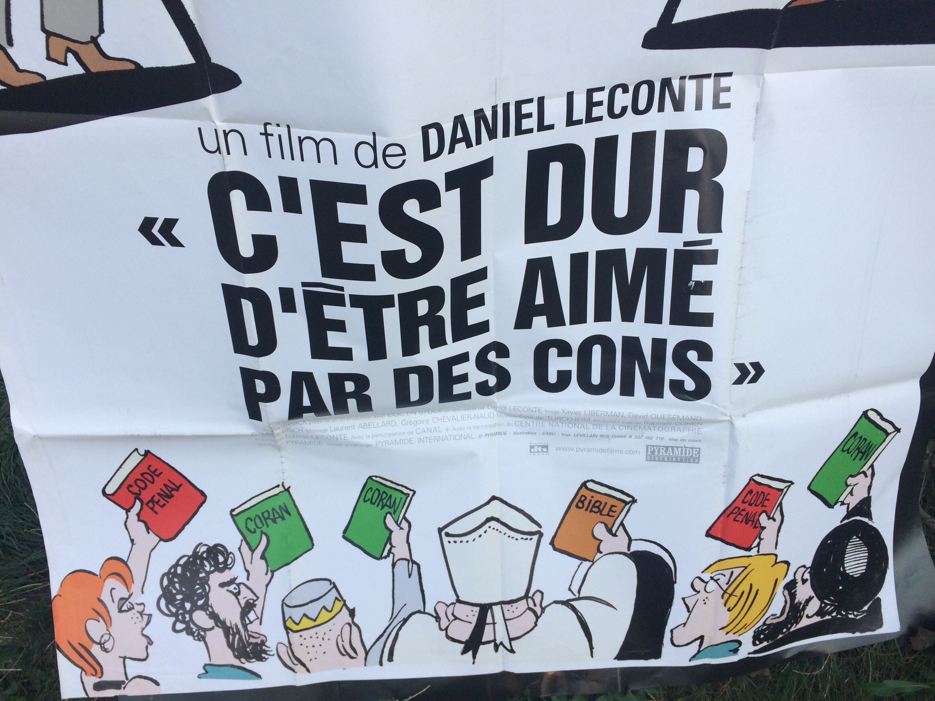 Cinema poster "it's hard to be loved by jerks"