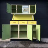 Yellow Formica buffet